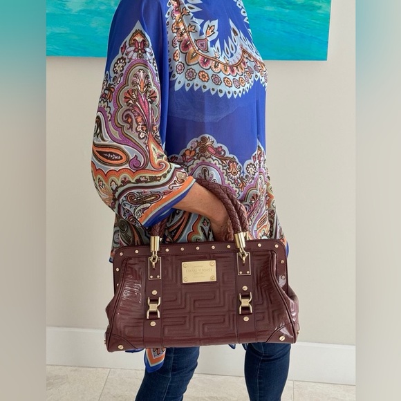 Handbags - Etro Milano Parsley Silk Tunic